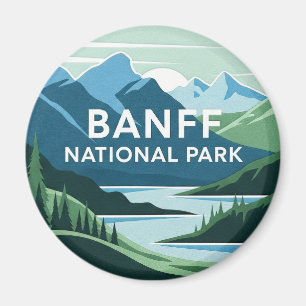 Aimant Lac Moraine - Parc national Banff Canada Voyage au