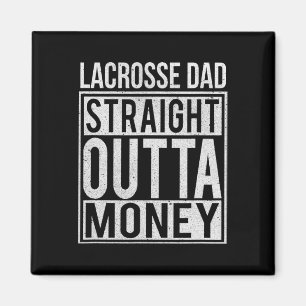 Aimant Lacrosse Papa Droit Dehors De L'Argent I Funny Lax