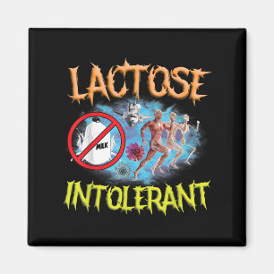 Aimant Lactose Intolérant Ironique Sarcastique Funny Humo