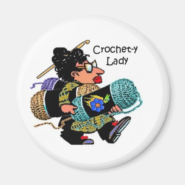 Aimant Lady Crochet-y (Devant)