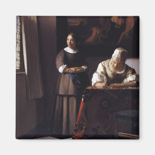 Aimant Lady écrit une lettre