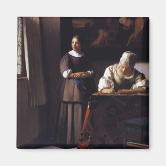 Aimant Lady écrit une lettre