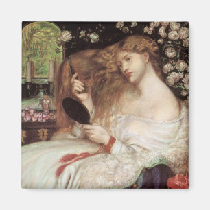 Aimant Lady Lilith de Rossetti, Portrait Victorien Antiqu