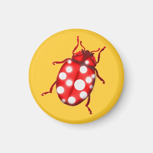 Aimant Ladybird Lady Bug Gardening Cadeaux (Devant)