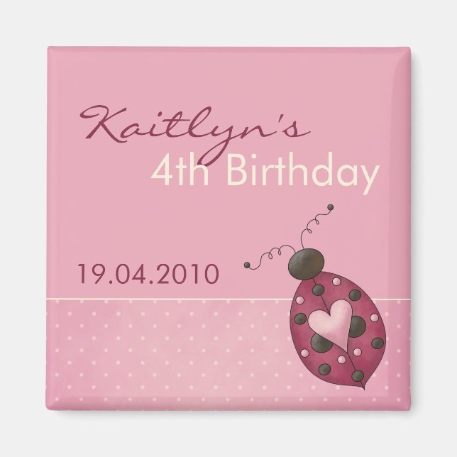 Aimant Ladybug ・ Anniversaire de l'enchère (Devant)