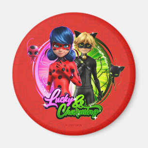 Aimant Ladybug & Cat Noir   Lucky & Charming