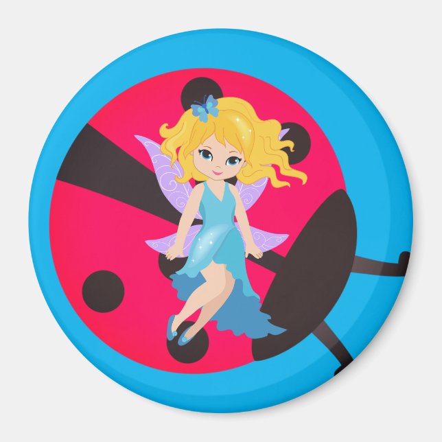 Aimant Ladybug et l'aimant de fée (Devant)