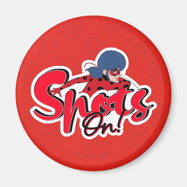 Aimant Ladybug miraculeux | Spots allumés (Devant)