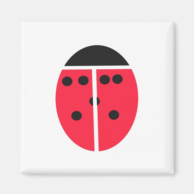 Aimant ladybug simplifié (Devant)