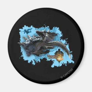 Aimant Lagiacrus chassant le chasseur