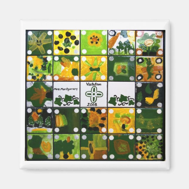 Aimant L'aimant de classe de Mme Montgomery (Devant)