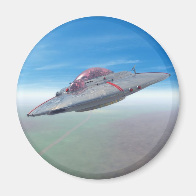 Aimant L'aimant de soucoupe volante (Devant)