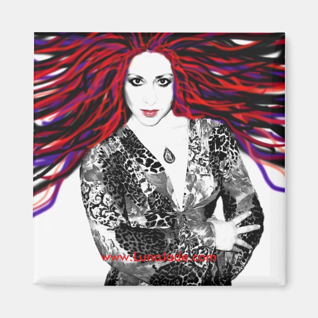 Aimant L'aimant des cheveux sauvages de Luna (Devant)