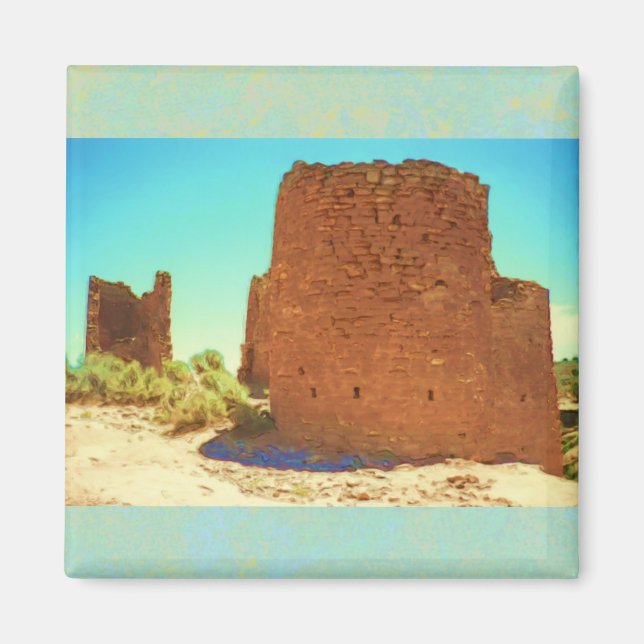 Aimant L'aimant des tours antiques de Hovenweep (Devant)