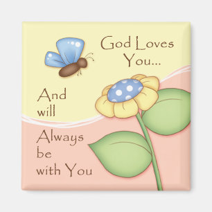 Aimant L'aimant "Dieu t'aime"
