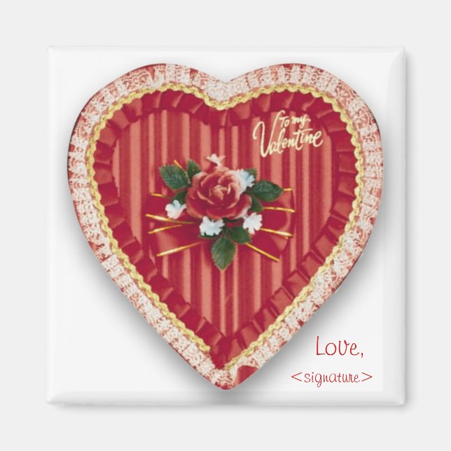 Aimant L'aimant du coeur de Valentine (Devant)