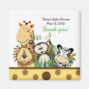 Aimant L'aimant (JAUNE) de faveur d'ÉQUIPAGE de ZOO