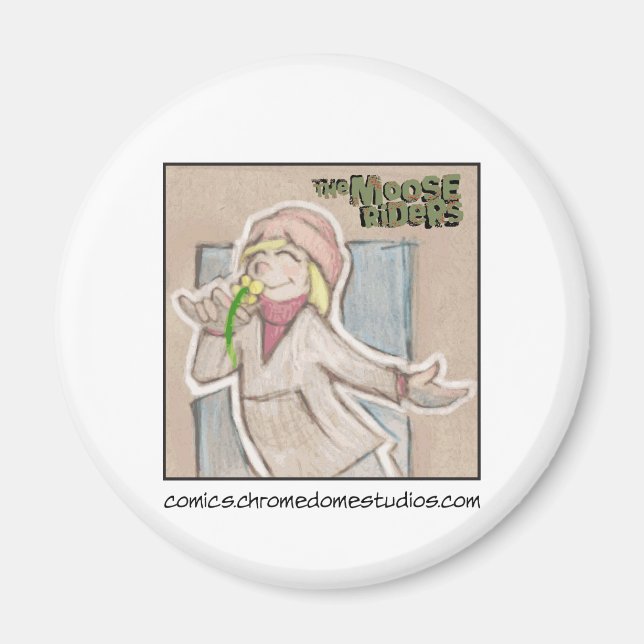 Aimant L'aimant Lola de Moose Riders (Devant)