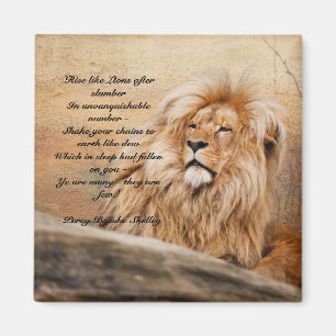 Aimant L'aimant "Montez comme des Lions"