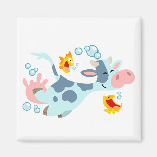 Aimant L'aimant Sea Cow and Fish Friends