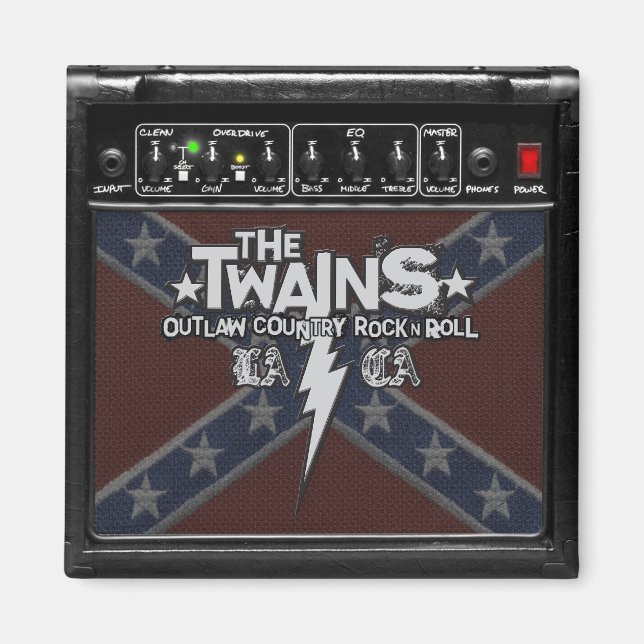 Aimant L'aimant TWAINS Dixie Amp ! (Devant)