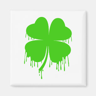 Aimant Laisser quatre feuilles Clover