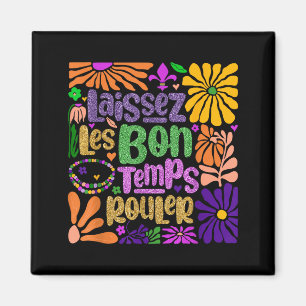 Aimant Laissez Bon Temps Rouler La Nouvelle-Orléans Boho 