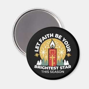 Aimant Laissez Faith être votre plus brillant Star Candle
