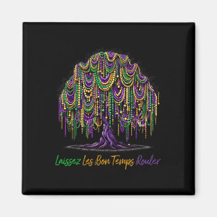Aimant Laissez Les Bon Temps Rouler Mardi Gras Arbre Perl