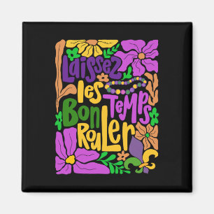 Aimant Laissez Les Bon Temps Rouler Mardi Gras Beads Boho