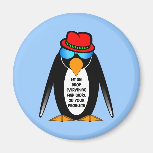 Aimant laissez-moi tout laisser tomber et travailler sur  (Devant)