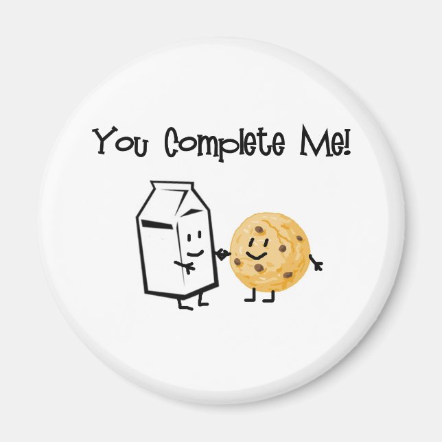 Aimant Lait et cookies (Devant)