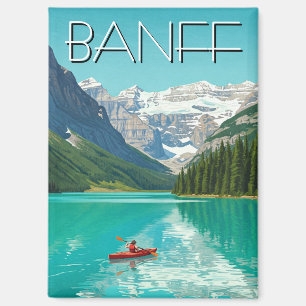 Aimant Lake Louise à Parc national Banff Canada