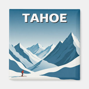 Aimant Lake Tahoe California Skier Travel