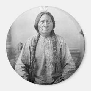 Aimant Lakota Leader assis Bull Amérindien