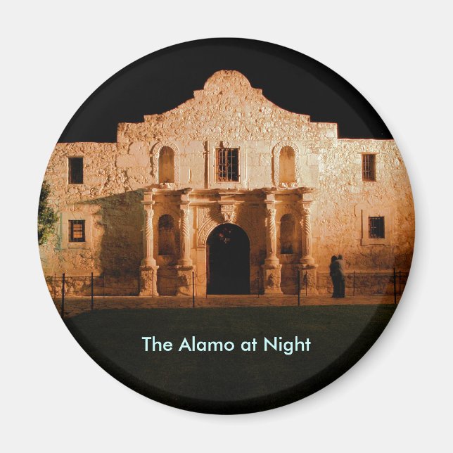 Aimant L'Alamo de nuit (Devant)