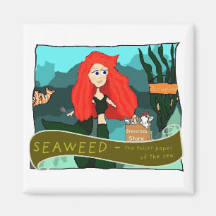 Aimant L'algue est le papier hygiénique de l'aimant de