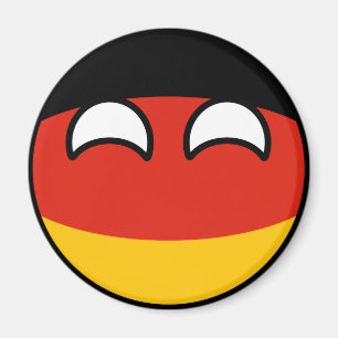 Aimant L'Allemagne Geeky tendante drôle Countryball