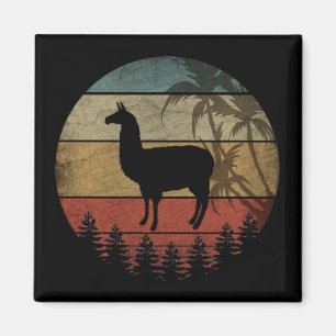 AIMANT LAMA RÉTRO VINTAGE