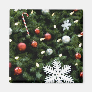 Aimant L'Amérique du Nord. Décorations de Noël sur