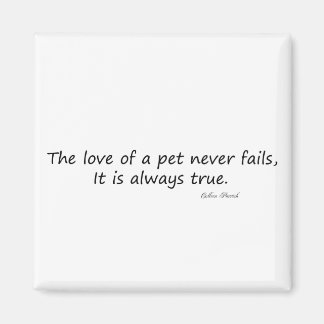 Aimant L'amour d'un animal de compagnie (mots seulement)