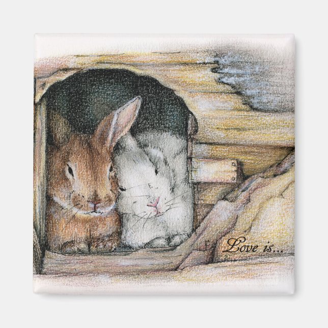 Aimant L'amour est... (Devant)