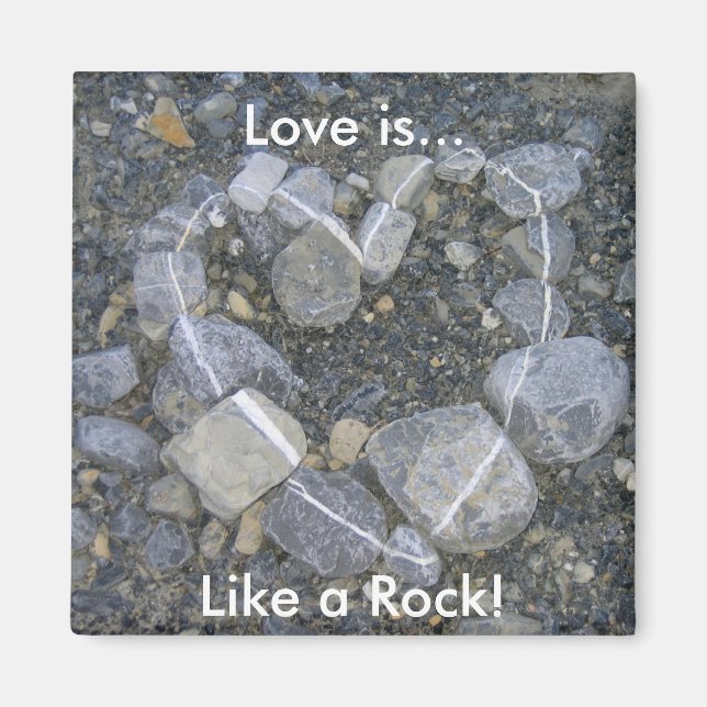 Aimant L'amour est Rock Solid (Devant)