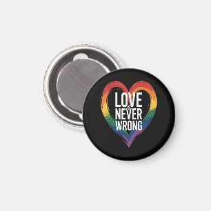 Aimant L'amour n'est jamais faux Mois de la fierté LGBT
