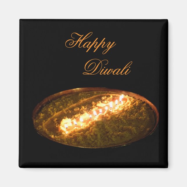 Aimant Lampe à beurre tibétain (Devant)