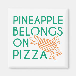 Aimant L'Ananas Appartient À La Pizza