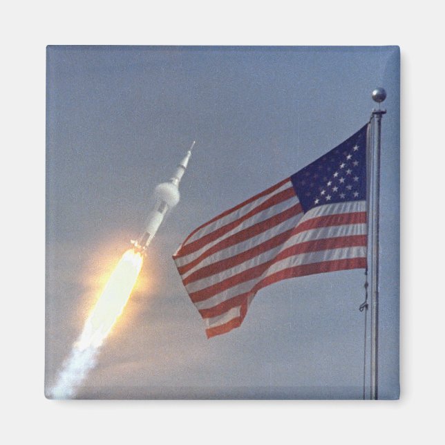 Aimant Lancement d'Apollo 11 (Devant)