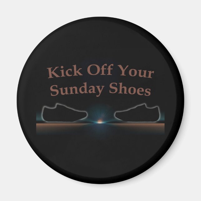 Aimant Lancez Vos Chaussures Du Dimanche (Devant)