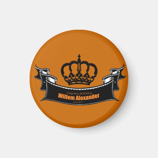 Aimant Lang leve de Koning (Devant)