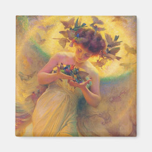Aimant L'Ange des Oiseaux Franz Dvorak 1910